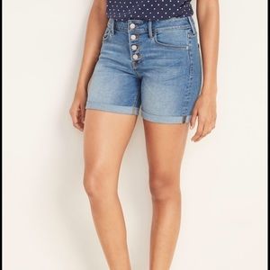 Old Navy High-Waisted Button-Fly Jean Shorts